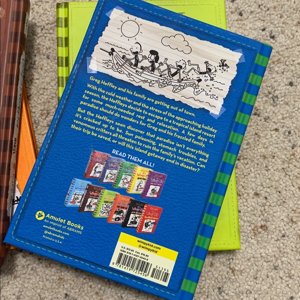Set of Diary of a Wimpy Kid books - Picture 3 of 4